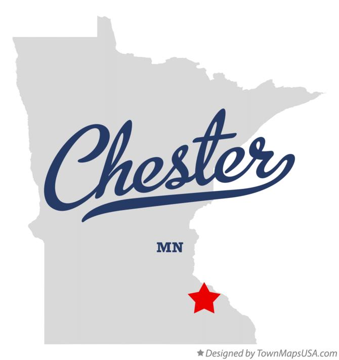 Map of Chester Minnesota MN