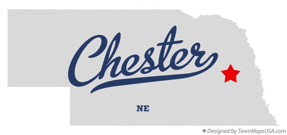 Map of Chester Nebraska NE