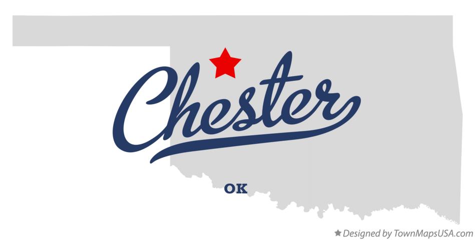 Map of Chester Oklahoma OK