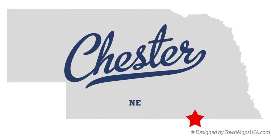 Map of Chester Nebraska NE