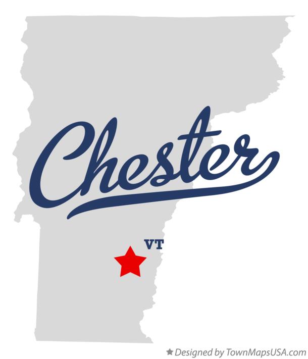 Map of Chester Vermont VT