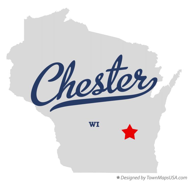 Map of Chester Wisconsin WI