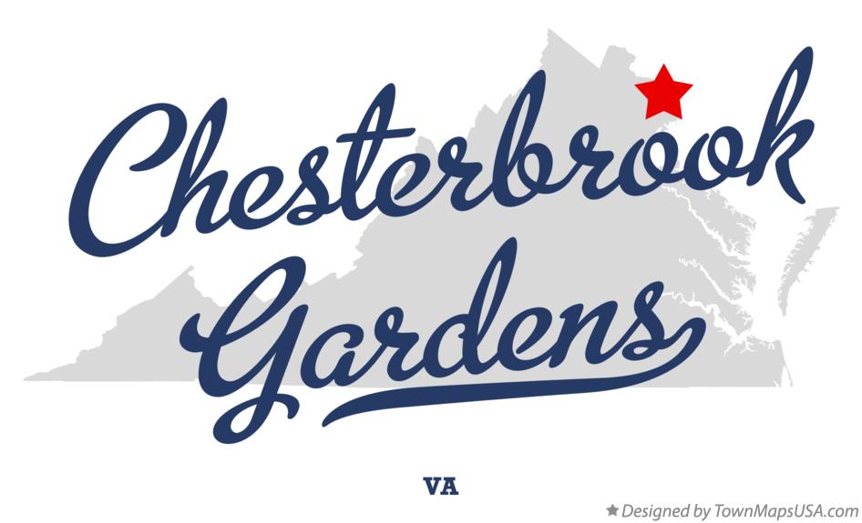 Map of Chesterbrook Gardens Virginia VA