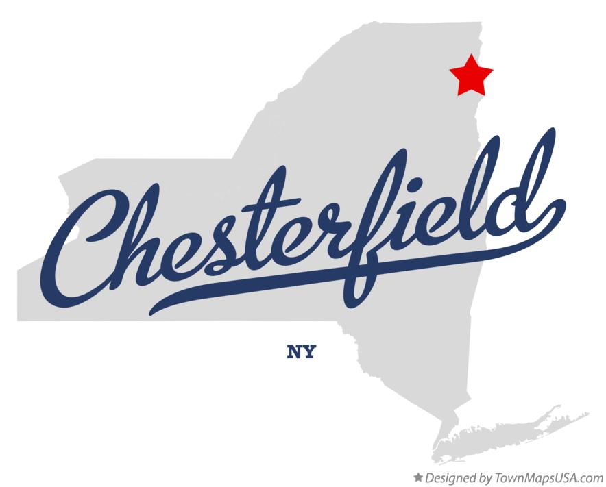 Map of Chesterfield New York NY