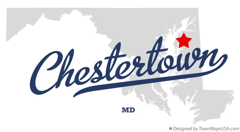 Map of Chestertown Maryland MD