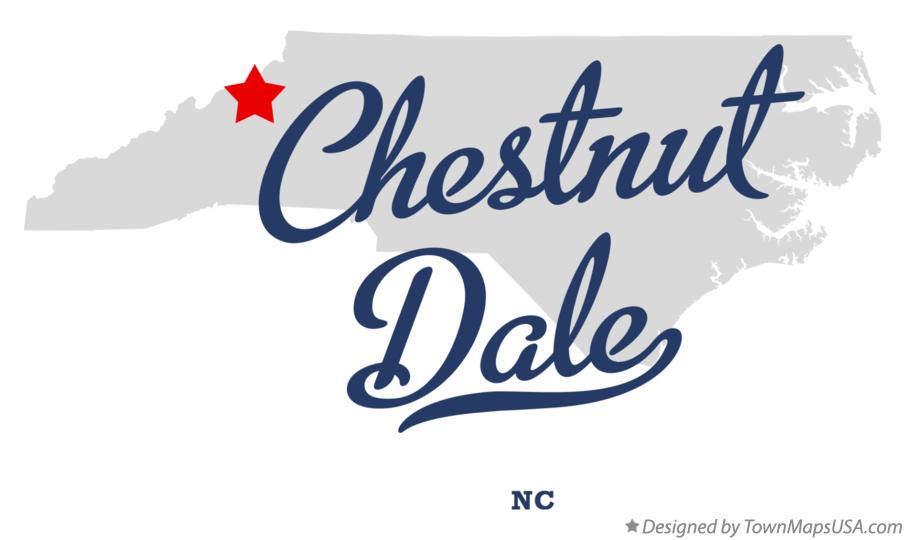 Map of Chestnut Dale North Carolina NC