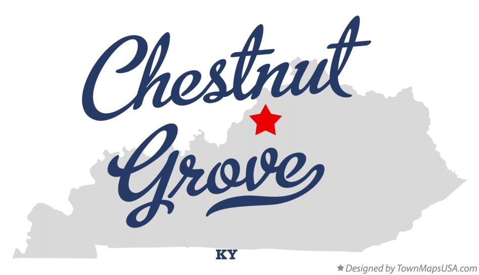 Map of Chestnut Grove Kentucky KY