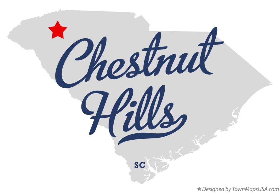 Map of Chestnut Hills South Carolina SC