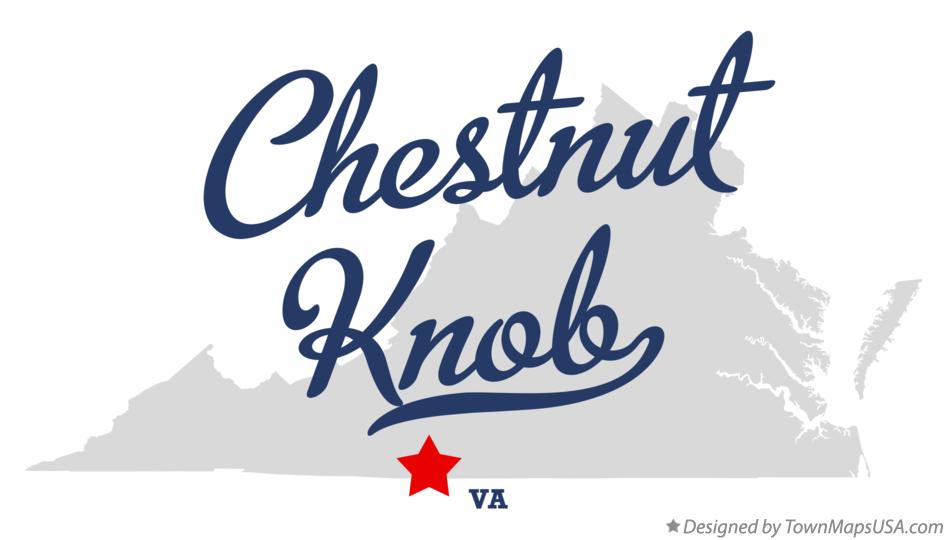 Map of Chestnut Knob Virginia VA