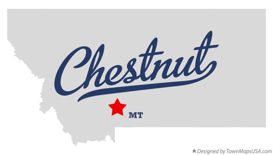 Map of Chestnut Montana MT