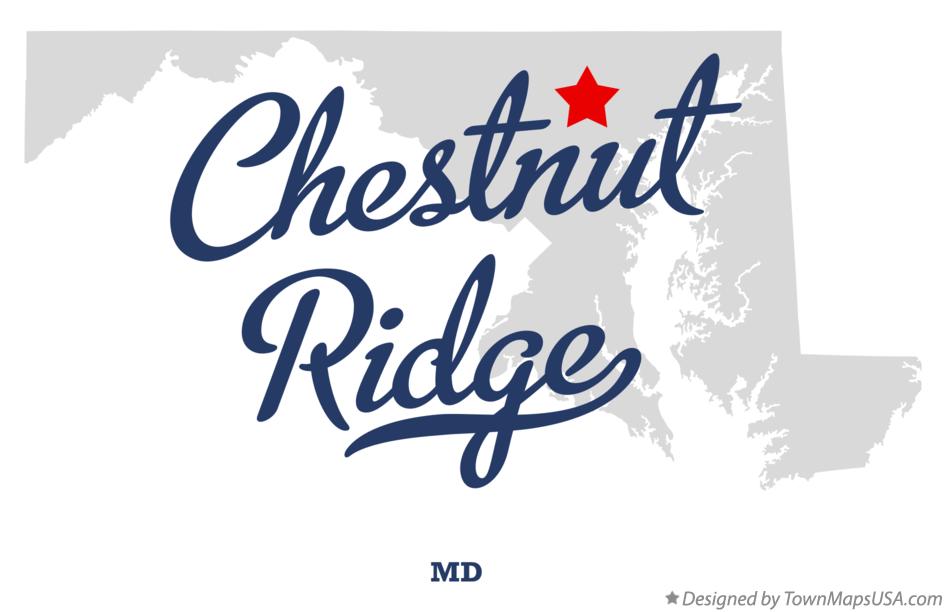 Map of Chestnut Ridge Maryland MD