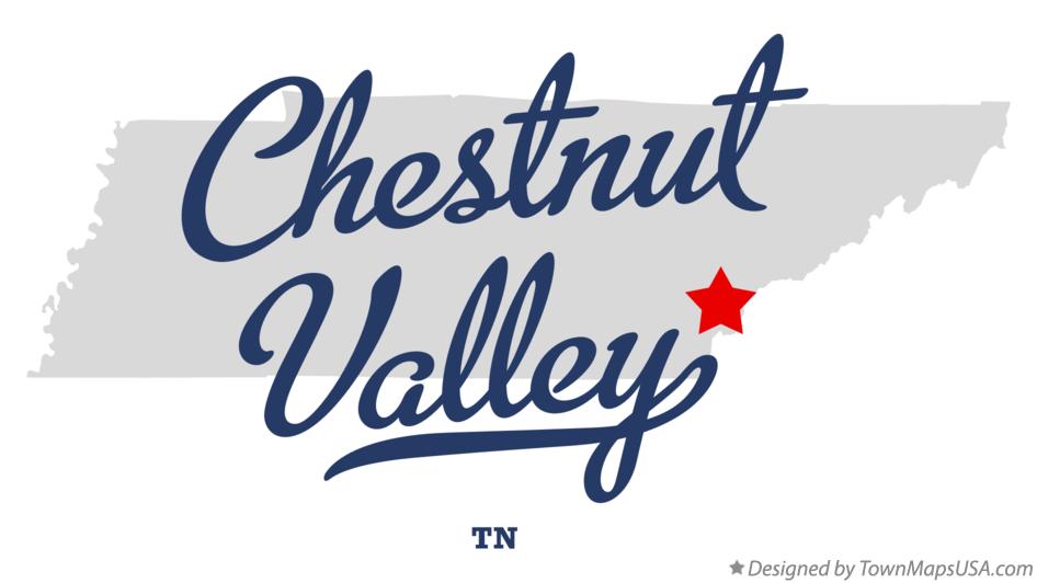 Map of Chestnut Valley Tennessee TN