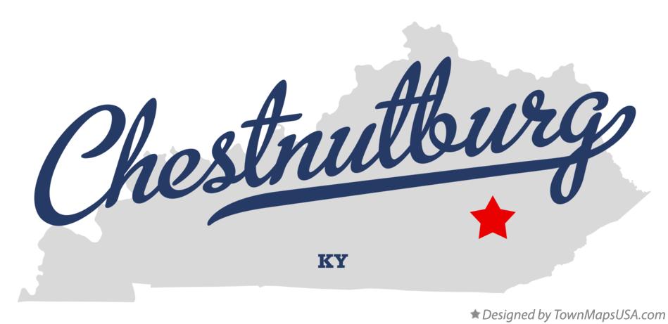 Map of Chestnutburg Kentucky KY