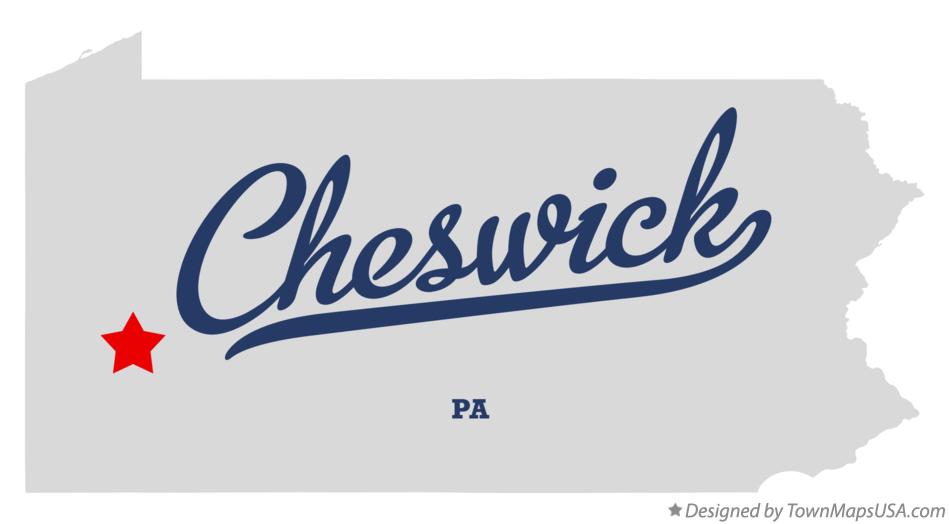 Map of Cheswick Pennsylvania PA