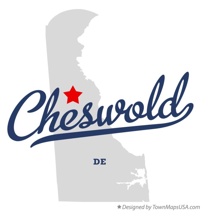 Map of Cheswold Delaware DE