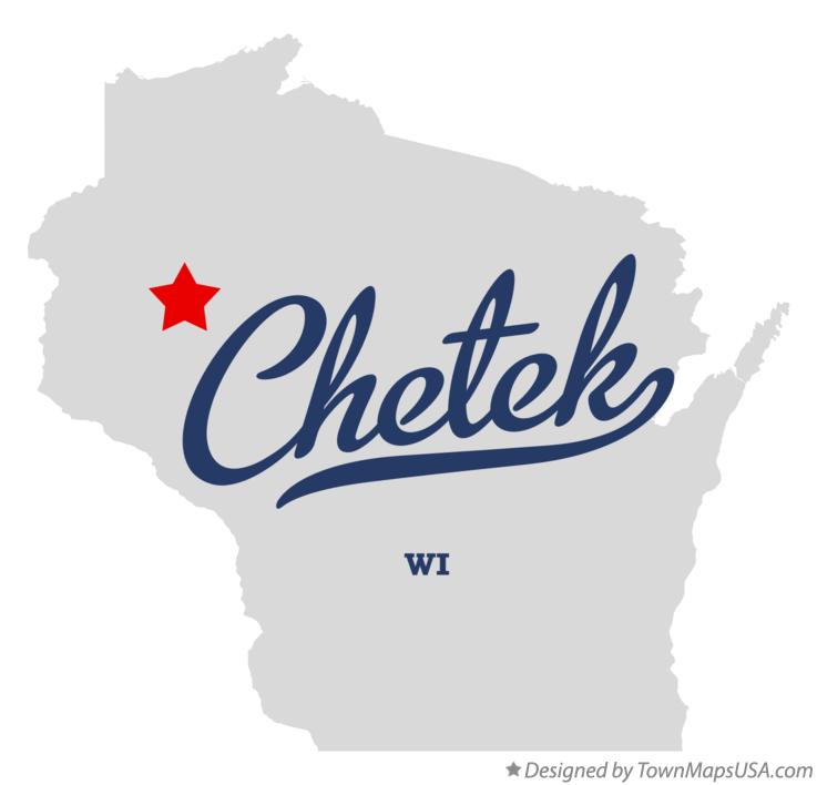 Map of Chetek Wisconsin WI