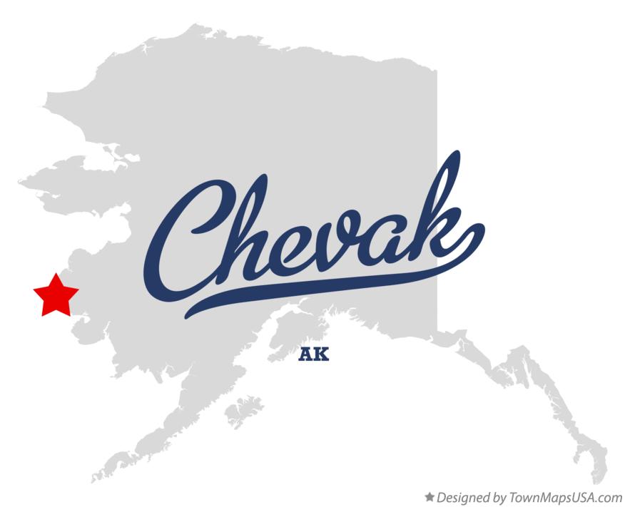 Map of Chevak Alaska AK