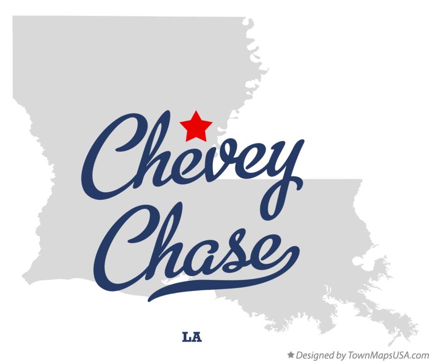 Map of Chevey Chase Louisiana LA