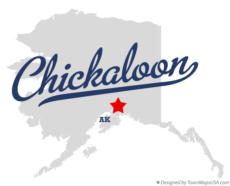 Map of Chickaloon Alaska AK