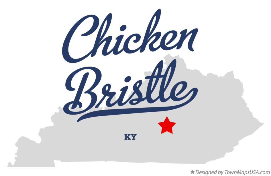 Map of Chicken Bristle Kentucky KY