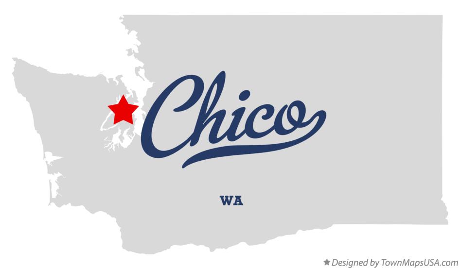Map of Chico Washington WA