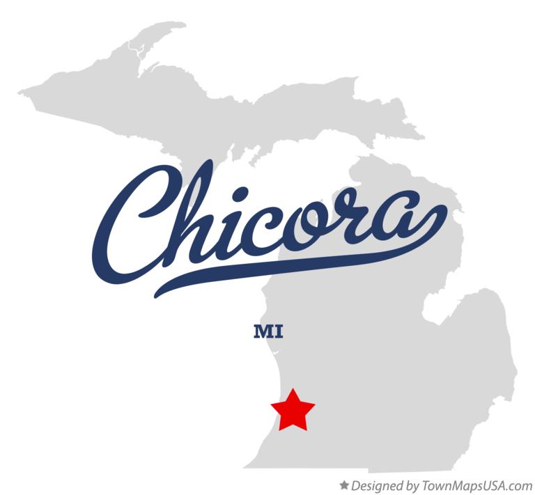 Map of Chicora Michigan MI