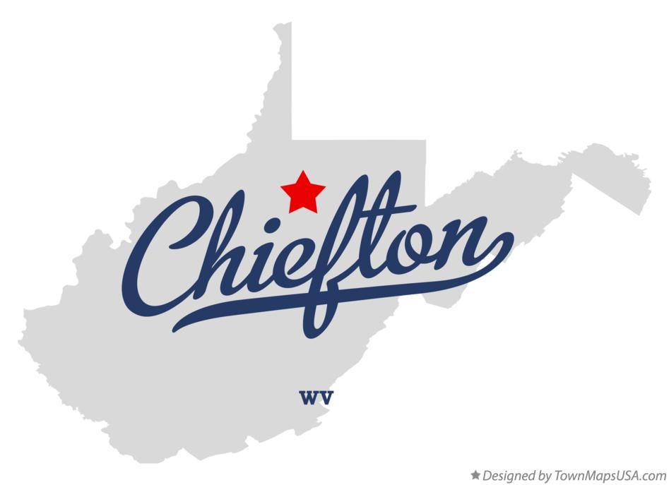 Map of Chiefton West Virginia WV
