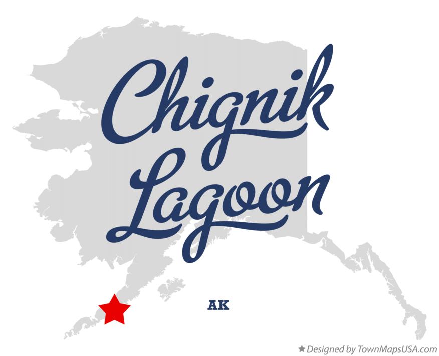 Map of Chignik Lagoon Alaska AK