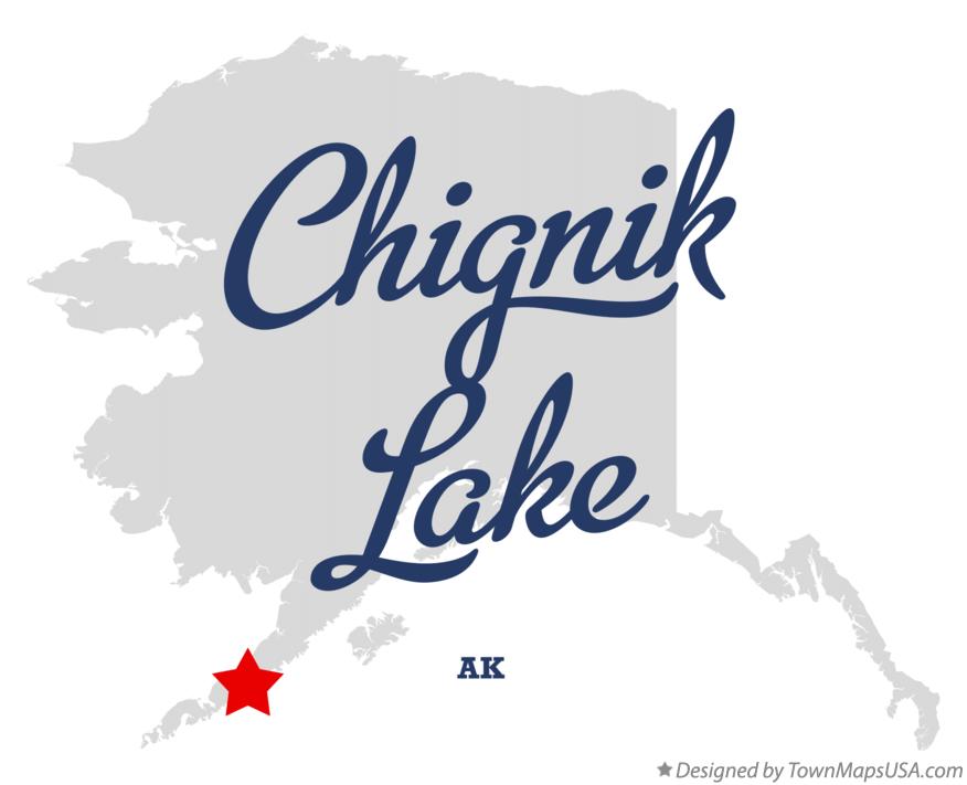 Map of Chignik Lake Alaska AK