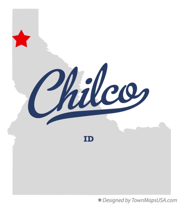 Map of Chilco Idaho ID