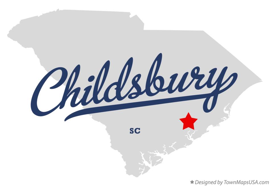Map of Childsbury South Carolina SC