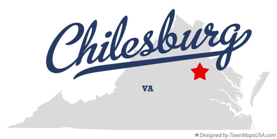 Map of Chilesburg Virginia VA