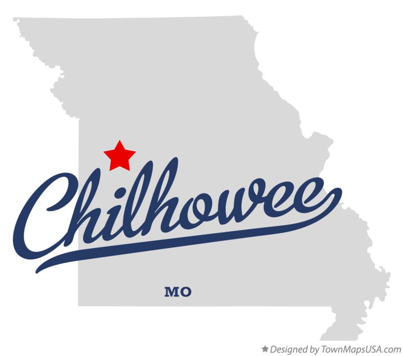 Map of Chilhowee Missouri MO