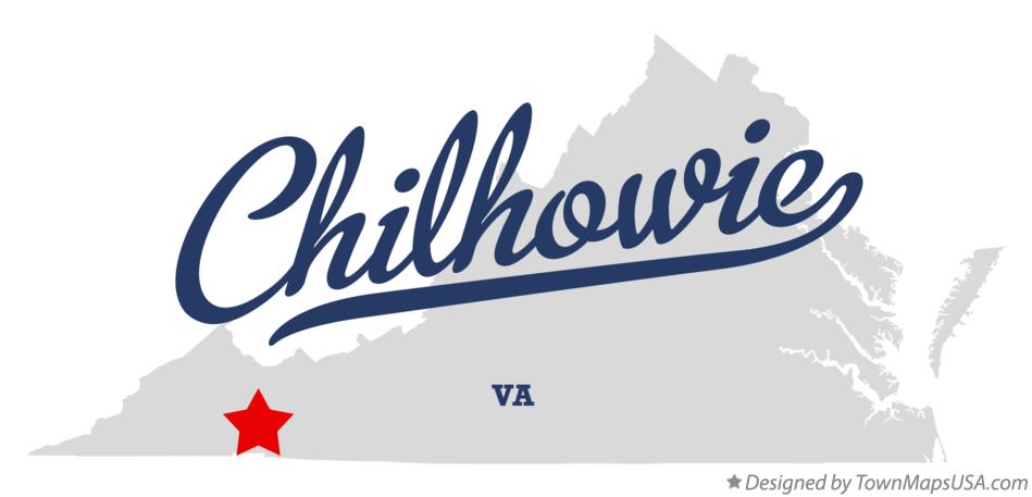 Map of Chilhowie Virginia VA
