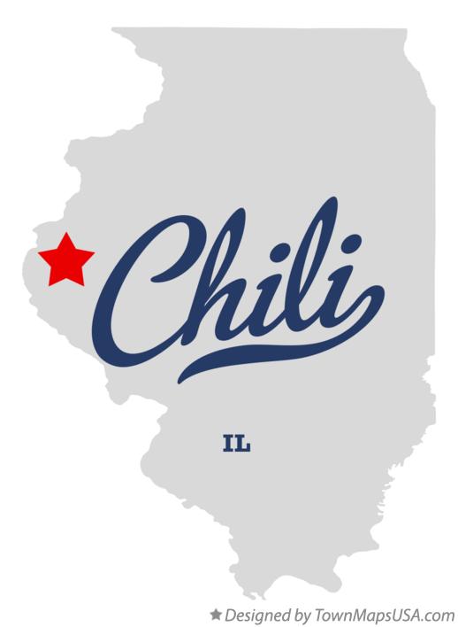 Map of Chili Illinois IL