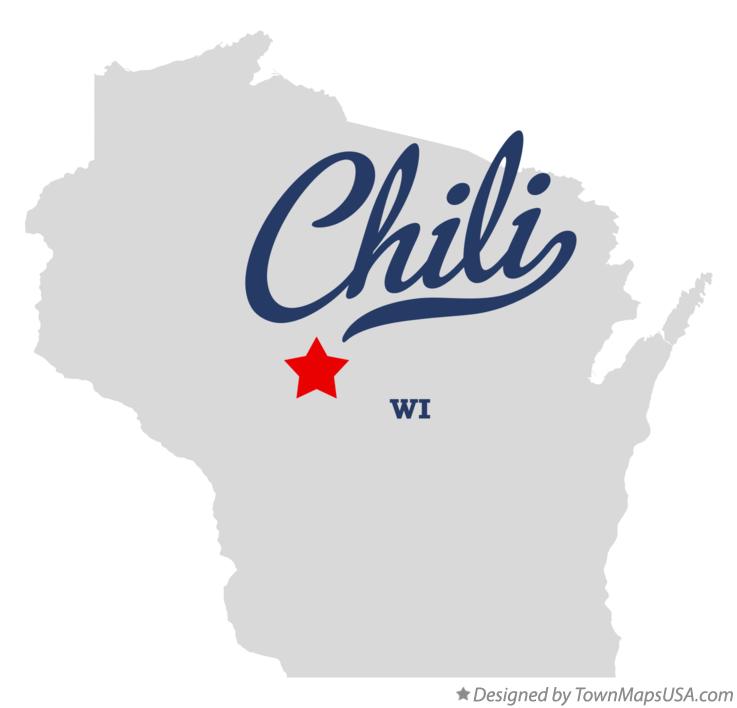 Map of Chili Wisconsin WI