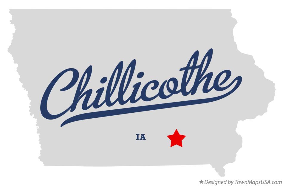 Map of Chillicothe Iowa IA