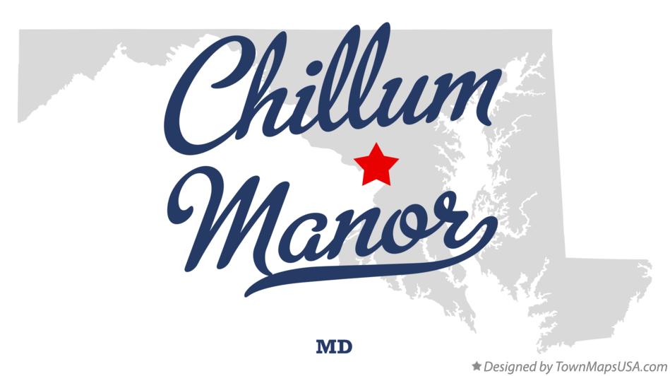 Map of Chillum Manor Maryland MD