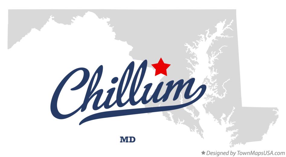 Map of Chillum Maryland MD