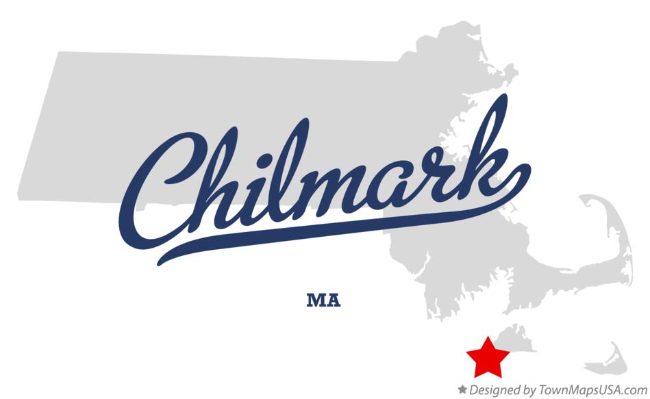 Map of Chilmark Massachusetts MA