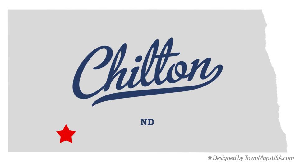 Map of Chilton North Dakota ND