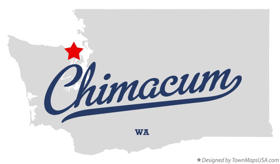 Map of Chimacum Washington WA