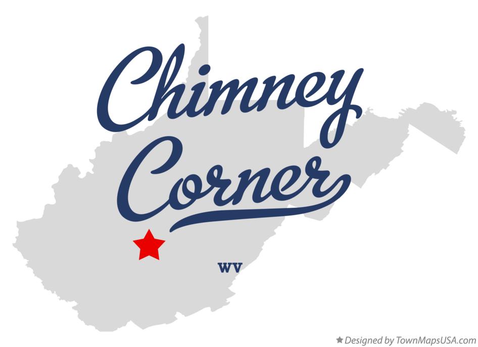 Map of Chimney Corner West Virginia WV