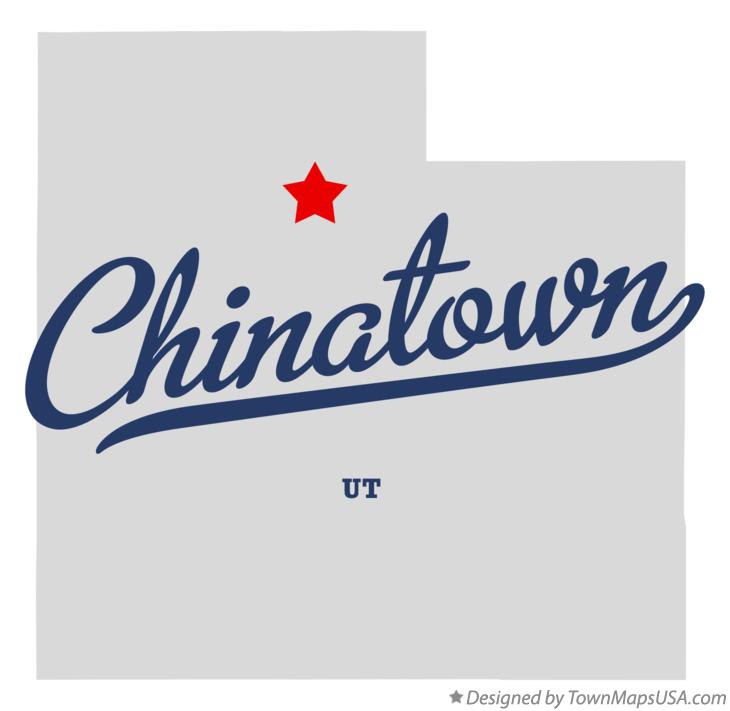 Map of Chinatown Utah UT