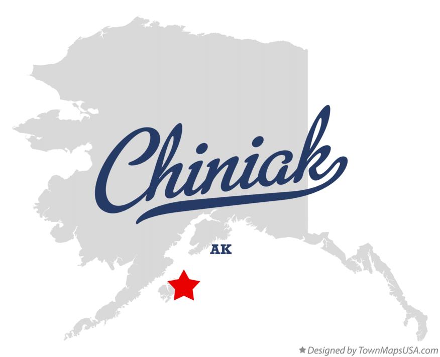 Map of Chiniak Alaska AK