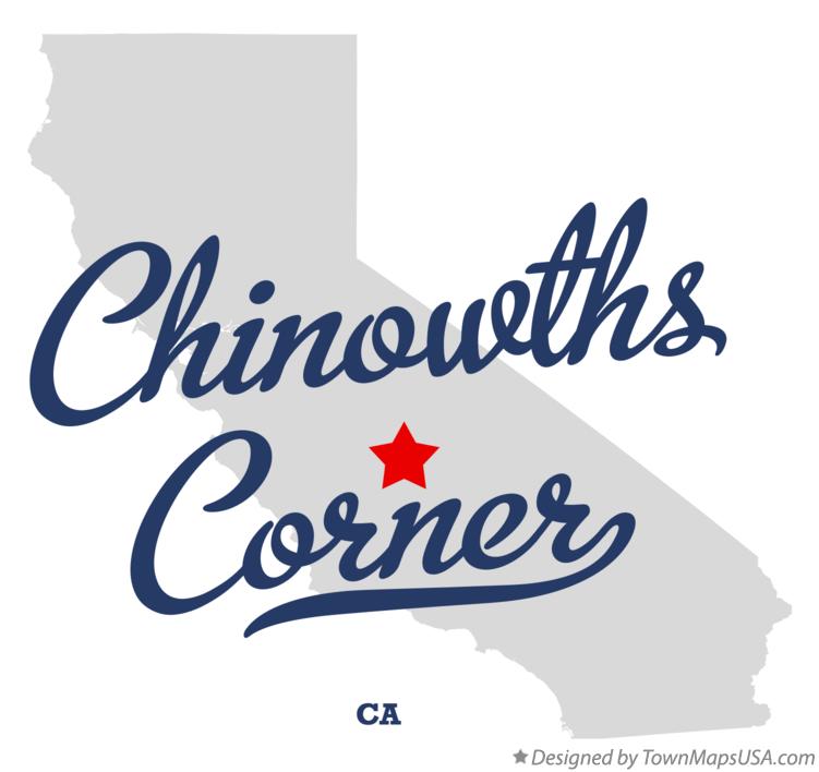 Map of Chinowths Corner California CA