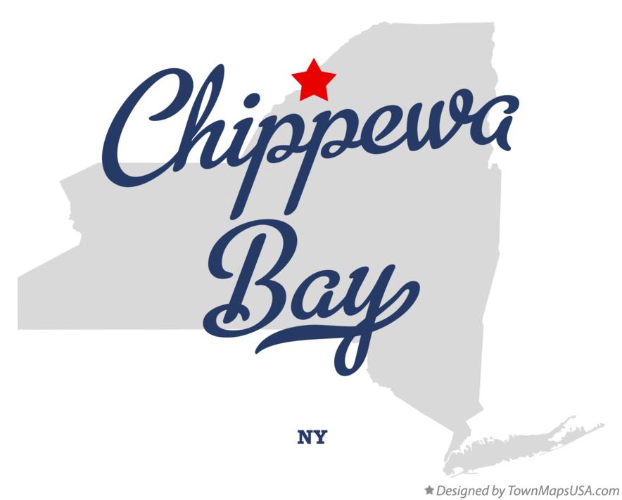 Map of Chippewa Bay New York NY