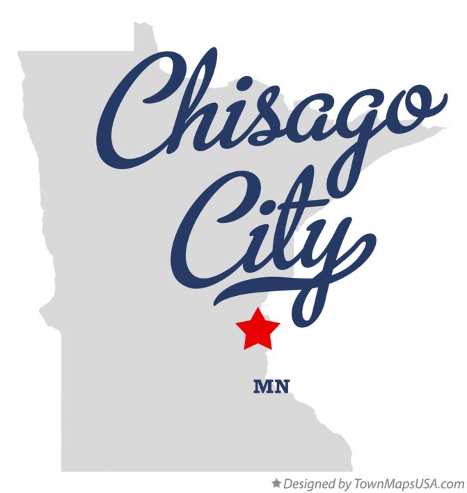 Map of Chisago City Minnesota MN