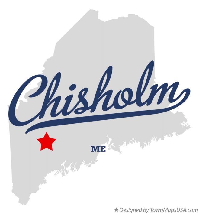 Map of Chisholm Maine ME