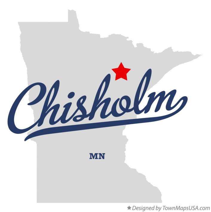 Map of Chisholm Minnesota MN